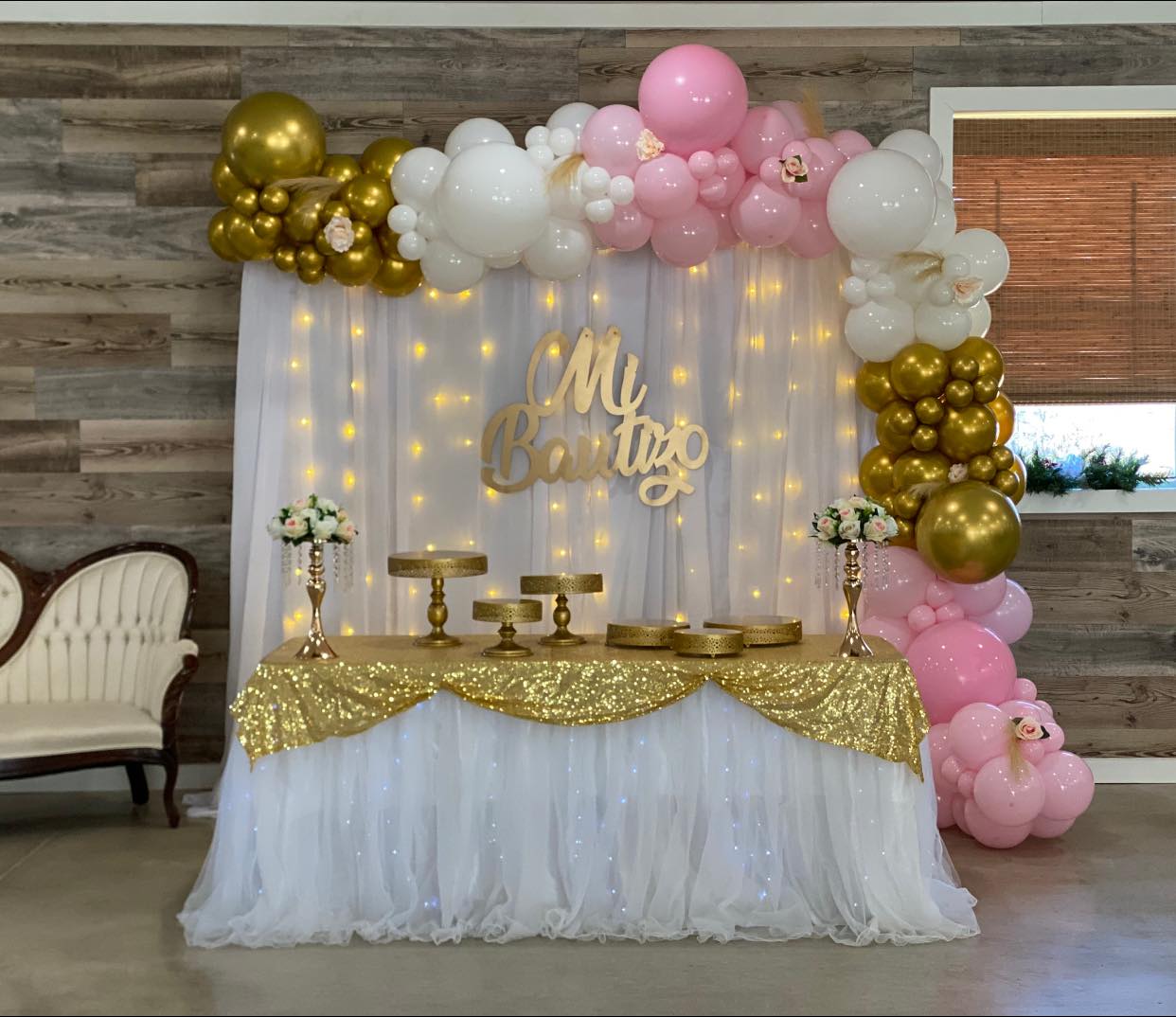 Bautizo decorado